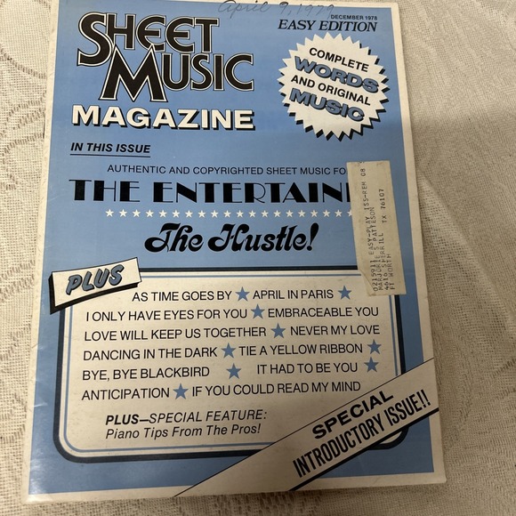 Vintage Sheet Music Magazine, Dec. 78,79 And 88. Three Issues Words and Music - Picture 2 of 13